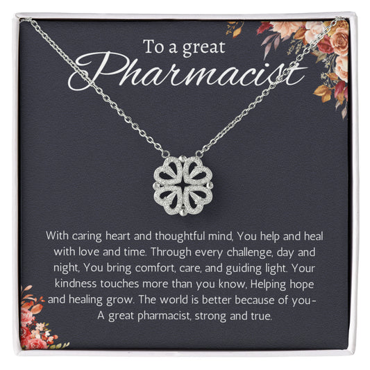 Pharmacist Gift Magnetic Heart Necklace Graduation, Retirement, Appreciation, Christmas, Birthday or Thank You Present