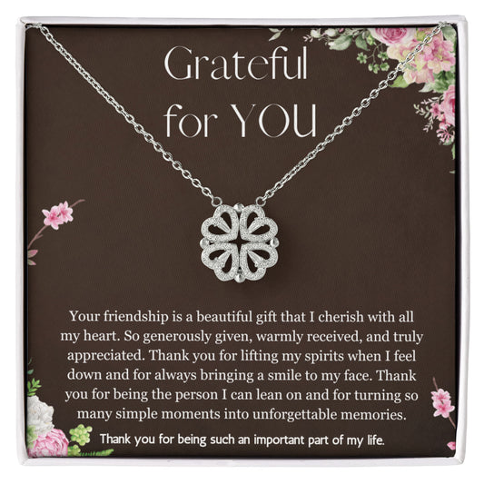 Appreciation Gift Thank you Gift for Friend,  Best Friend Gift, Gratitude Gift, Best Friend Necklace Magnetic Hearts Jewelry
