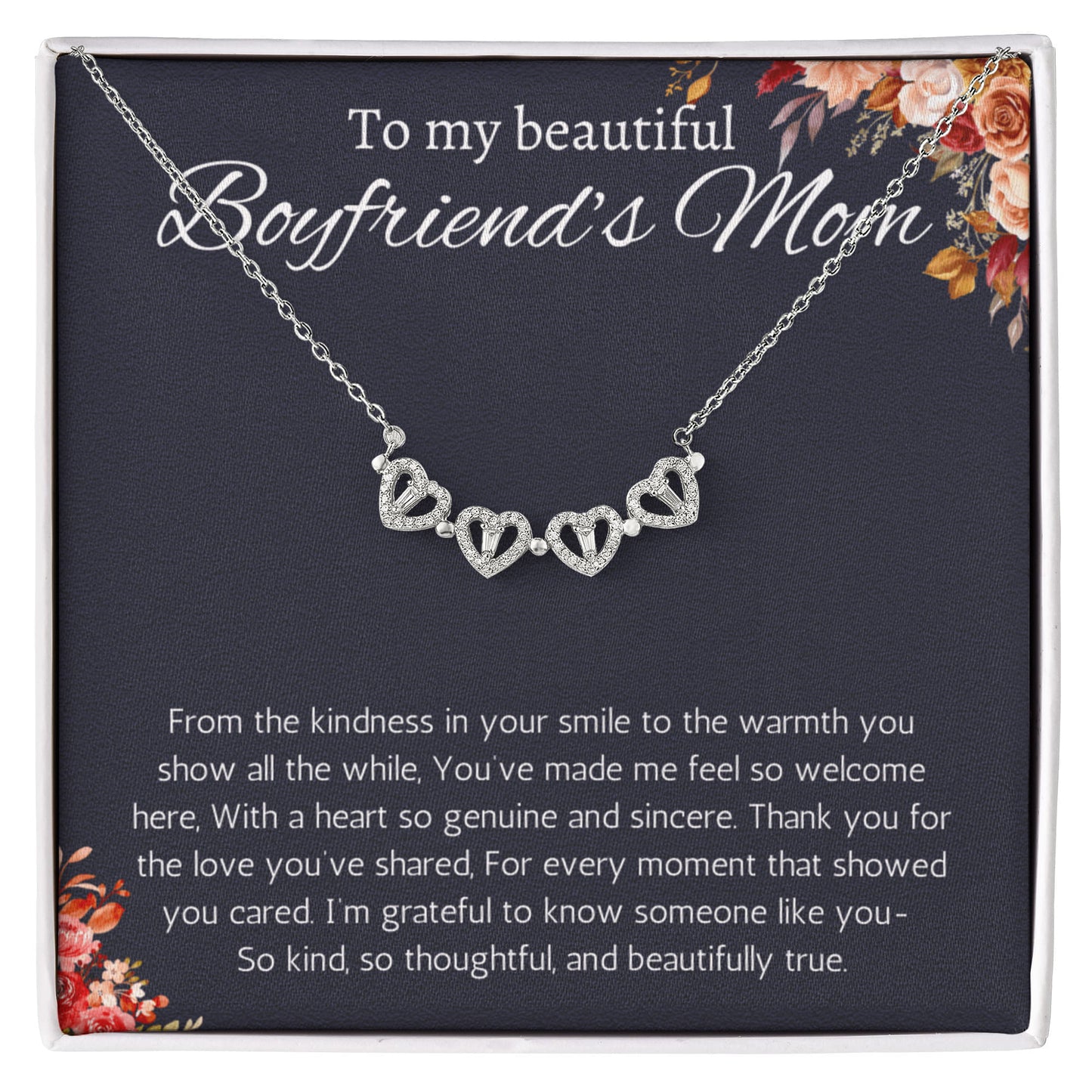 Boyfriends Mom Gift Gifts for Boyfriend's Mom To My Boyfriends Mom Necklace Christmas Gift Mother's Day Birthday