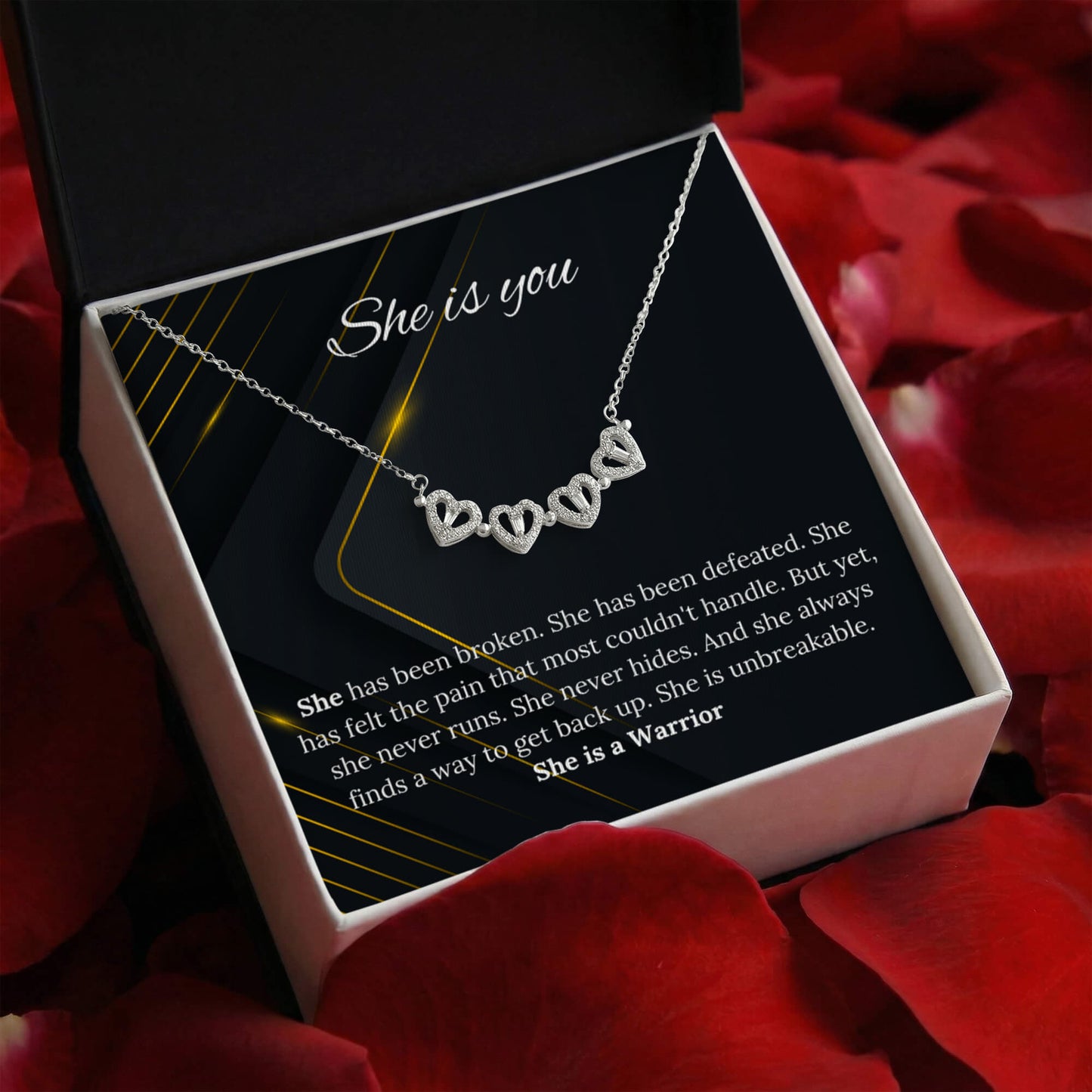 Cancer survivor gift necklace, inspirational motivational Present for cancer patients, breast cancer jewelry