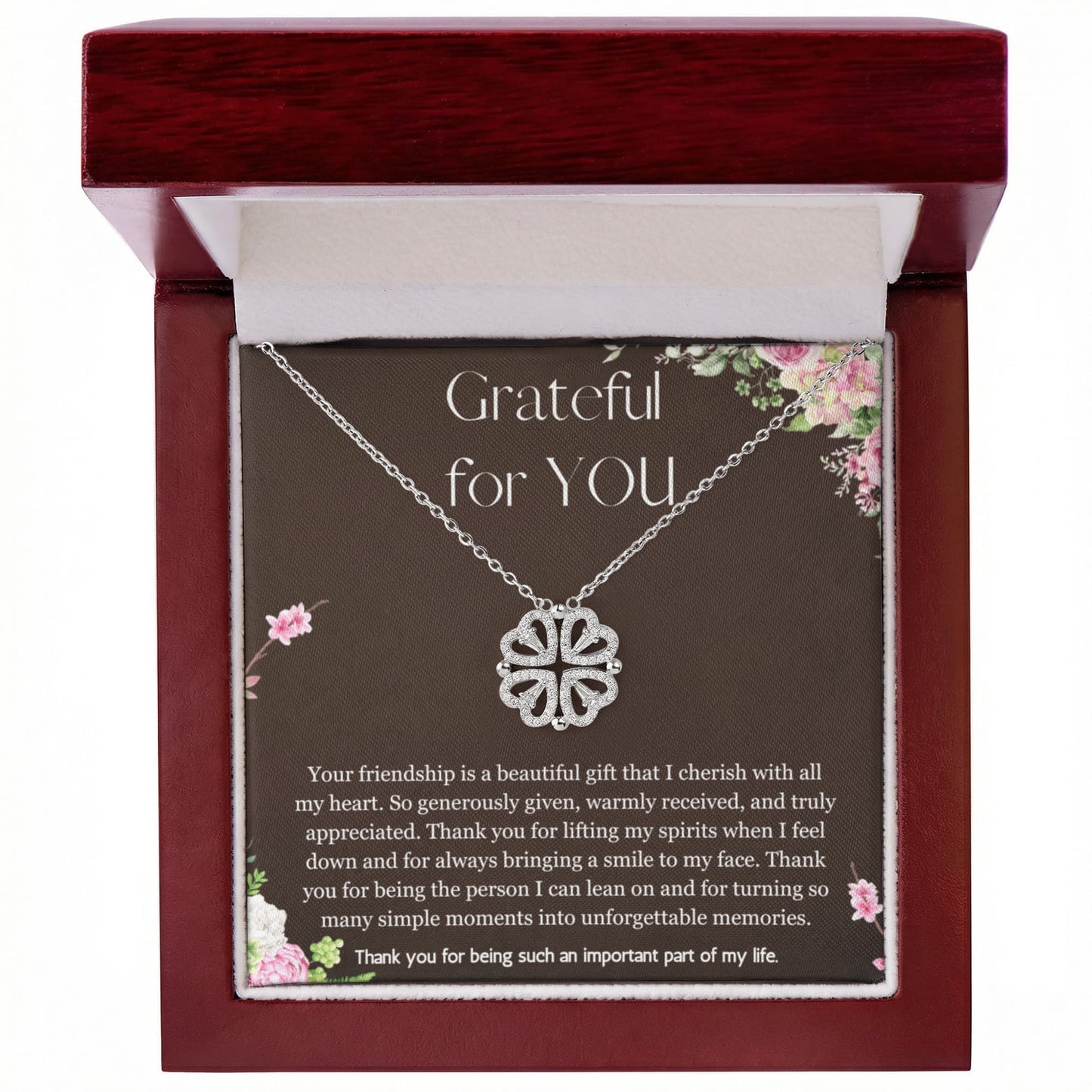 Appreciation Gift Thank you Gift for Friend,  Best Friend Gift, Gratitude Gift, Best Friend Necklace Magnetic Hearts Jewelry