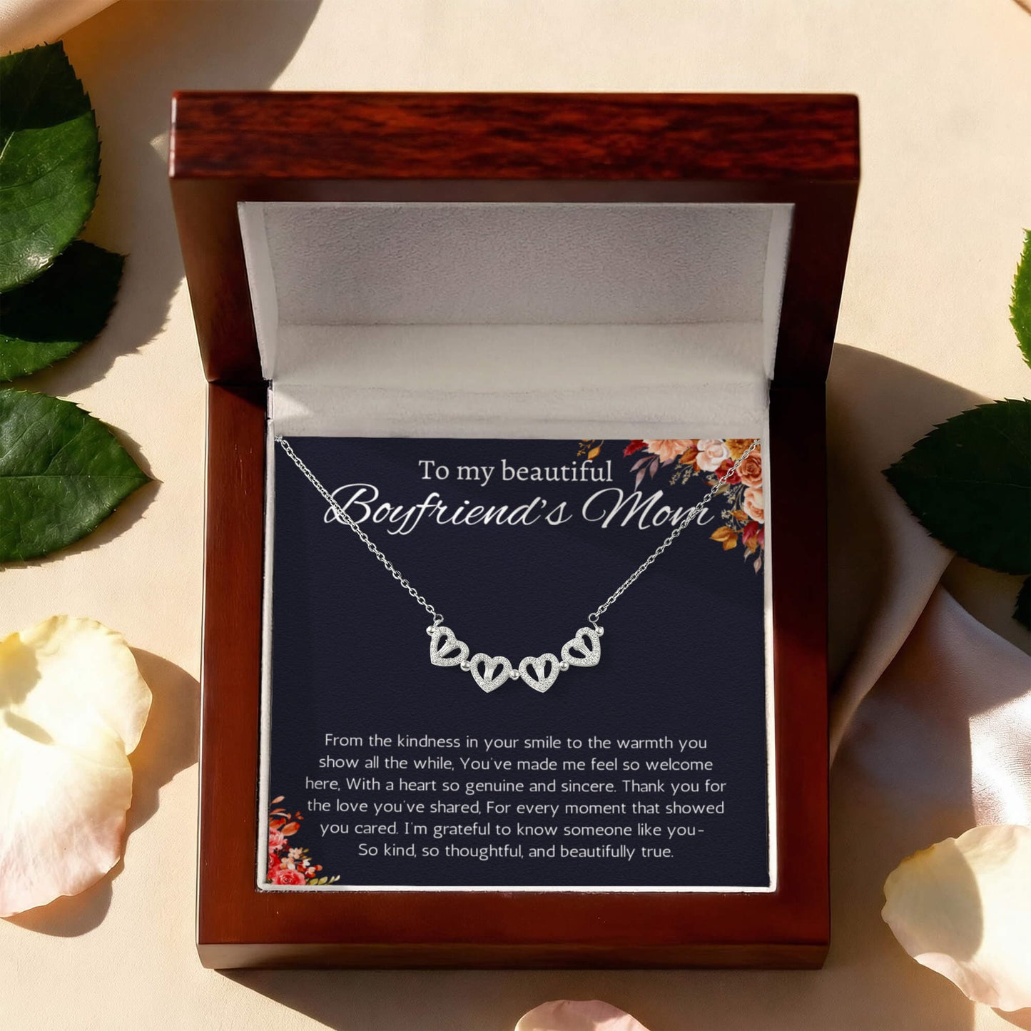 Boyfriends Mom Gift Gifts for Boyfriend's Mom To My Boyfriends Mom Necklace Christmas Gift Mother's Day Birthday