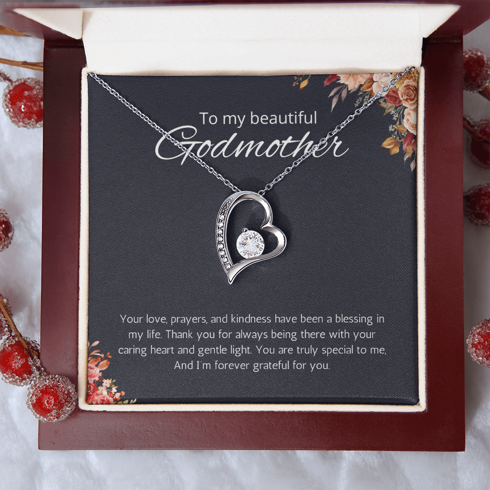 Granddaughter Gift Necklace for Birthday Graduation Forever Love Jewelry from Grandpa Grandma