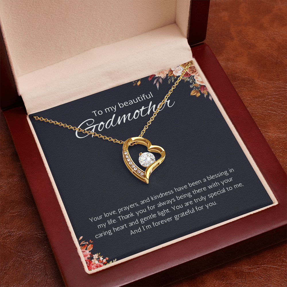 Granddaughter Gift Necklace for Birthday Graduation Forever Love Jewelry from Grandpa Grandma