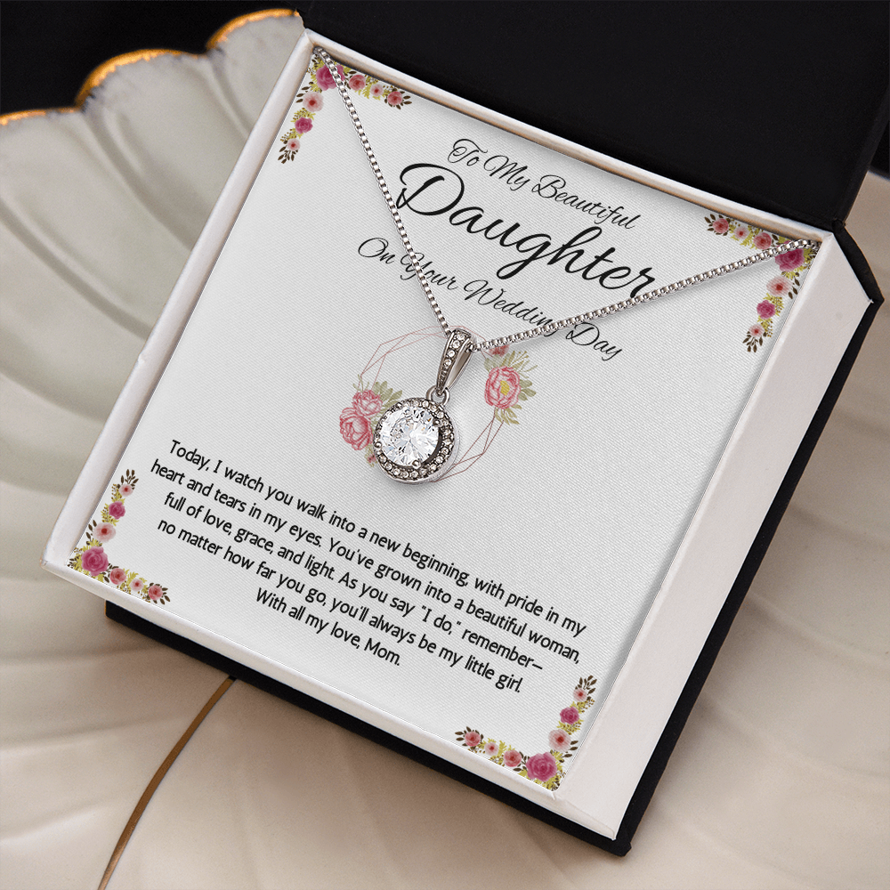 Bride Gift From Mom To Daughter On Wedding Day Eternal Hope Necklace Gift Necklace For Daughter On Wedding Day From Mother To Daughter