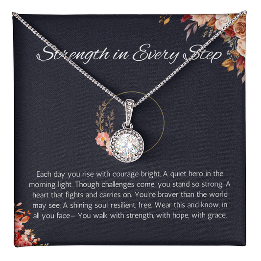 Type 1 Diabetes Gift for Diabetic, Eternal Hope Gift Necklace For Type One Diabetic Warrior Women, Diabetes Support Gift