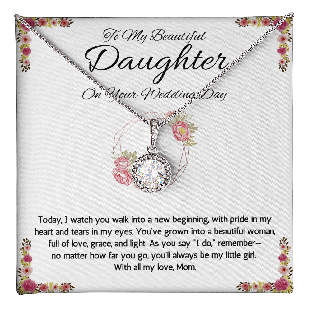 Bride Gift From Mom To Daughter On Wedding Day Eternal Hope Necklace Gift Necklace For Daughter On Wedding Day From Mother To Daughter