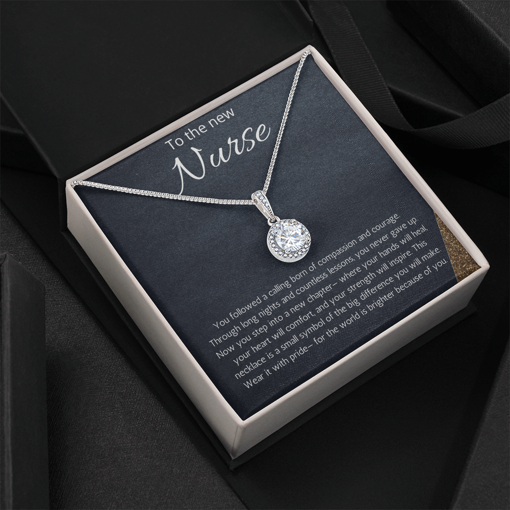 Nurse Graduation Gift, RN Necklace, Nursing Medical Student Present, Eternal Hope Jewelry