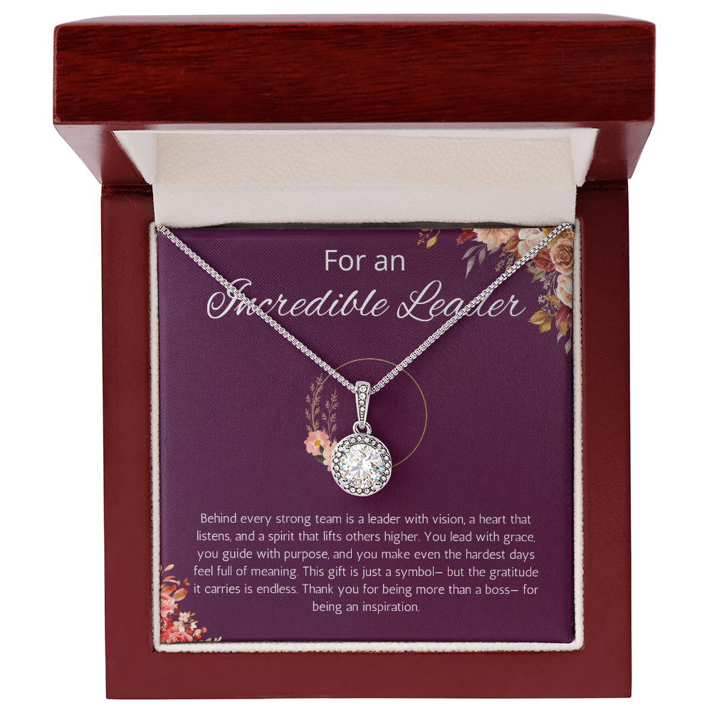 Boss Lady Jewelry, Company Head Necklace, Office Co worker, Executive, Chief, Manager Eternal Hope Gift