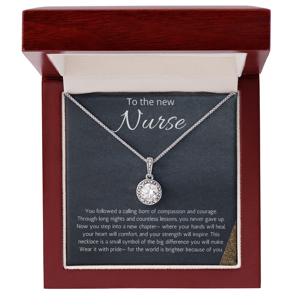 Nurse Graduation Gift, RN Necklace, Nursing Medical Student Present, Eternal Hope Jewelry