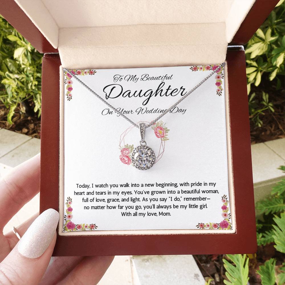 Bride Gift From Mom To Daughter On Wedding Day Eternal Hope Necklace Gift Necklace For Daughter On Wedding Day From Mother To Daughter
