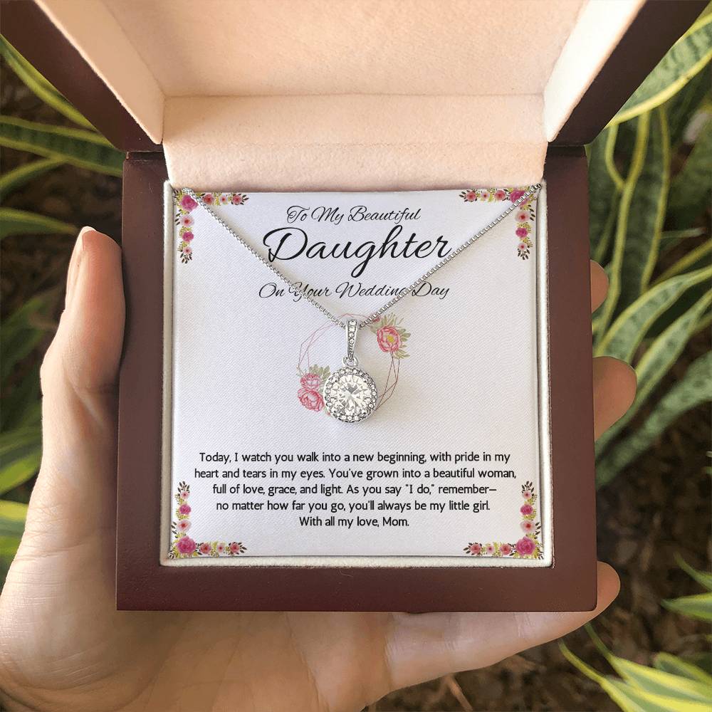 Bride Gift From Mom To Daughter On Wedding Day Eternal Hope Necklace Gift Necklace For Daughter On Wedding Day From Mother To Daughter
