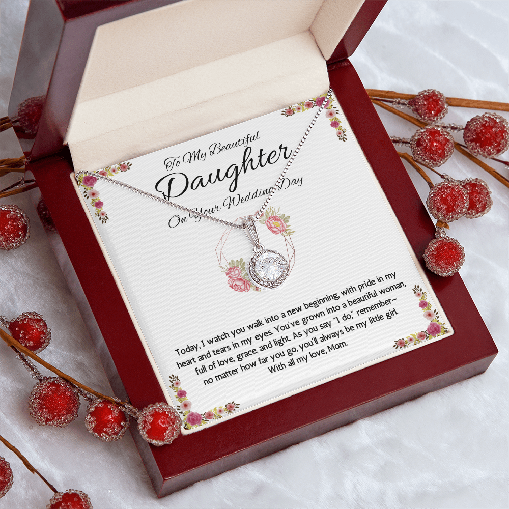 Bride Gift From Mom To Daughter On Wedding Day Eternal Hope Necklace Gift Necklace For Daughter On Wedding Day From Mother To Daughter