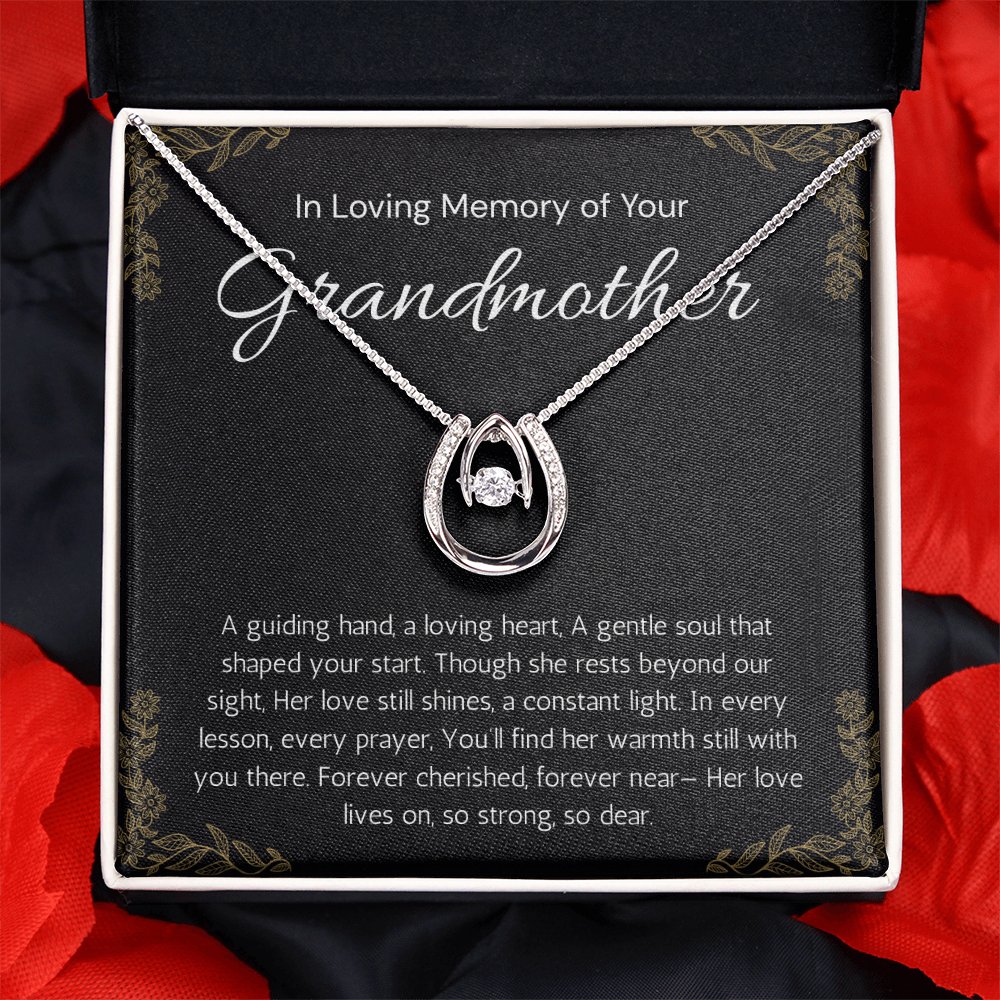 Memorial Gift Grandmother Loss Necklace, Loss of Grandma in Memory of Grandma Sorry for Your Loss, Condolence, Bereavement Gift