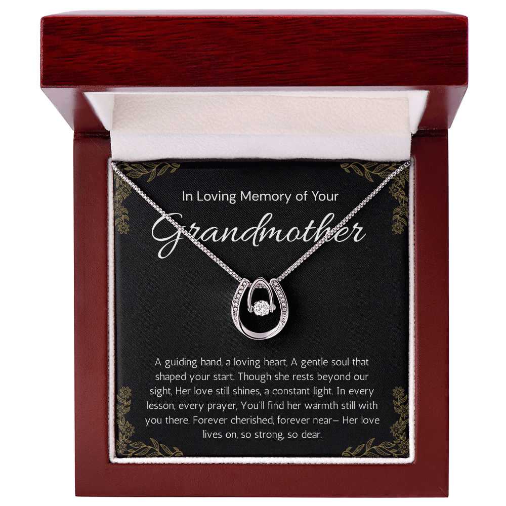 Memorial Gift Grandmother Loss Necklace, Loss of Grandma in Memory of Grandma Sorry for Your Loss, Condolence, Bereavement Gift