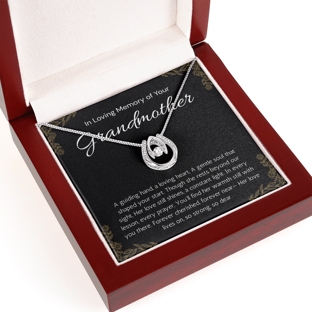 Memorial Gift Grandmother Loss Necklace, Loss of Grandma in Memory of Grandma Sorry for Your Loss, Condolence, Bereavement Gift