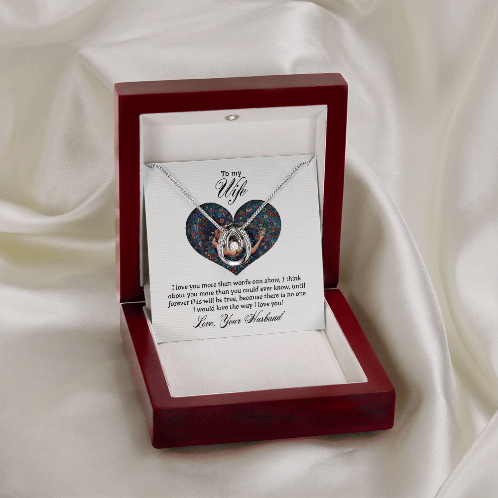 Wife Birthday Gift From Husband, Lucky In Love Necklace For Wife, Anniversary, Christmas Gift For Wife, Soulmate, Valentines Day Gift Jewelry