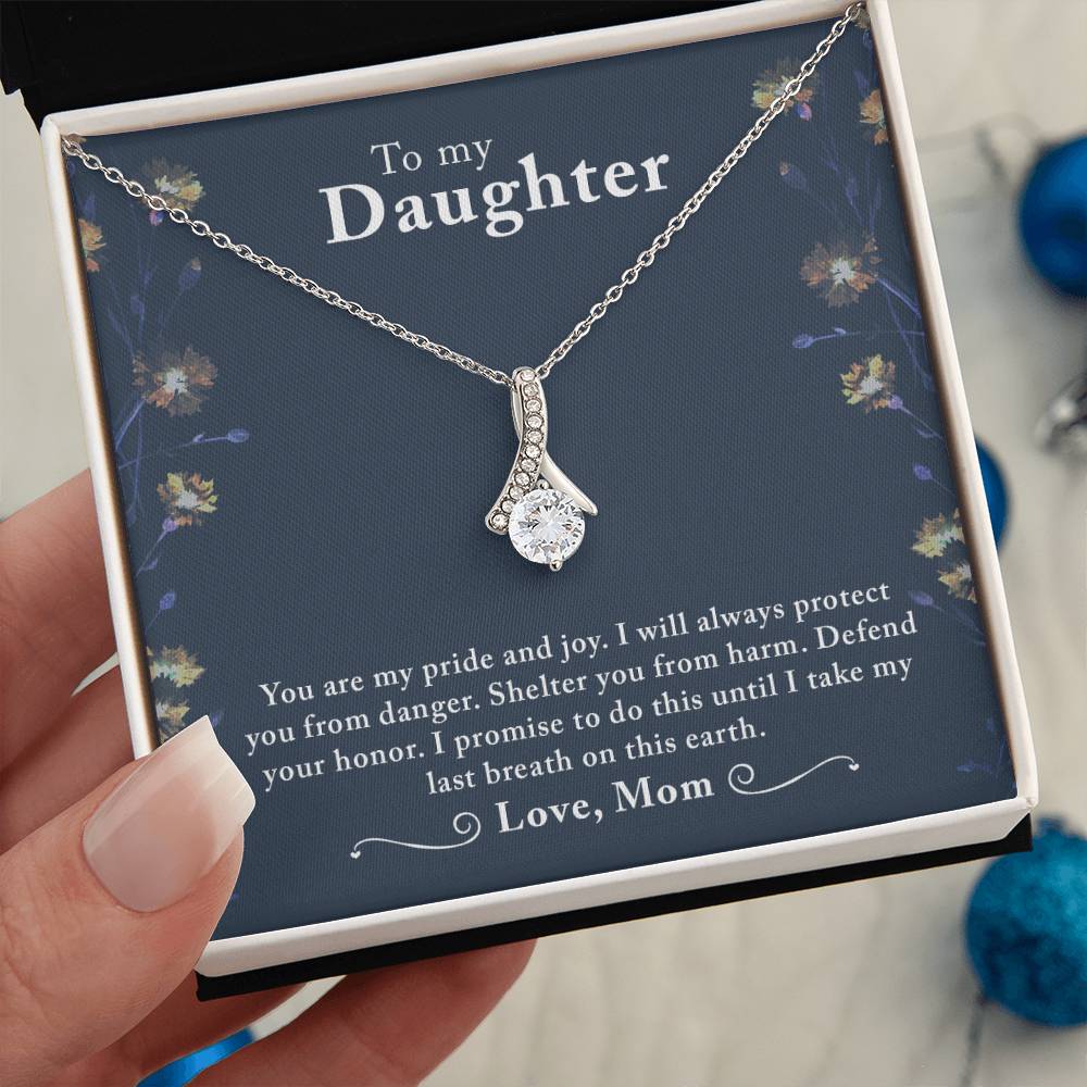You Are My Pride, Daughter Gift Necklace, Birthday Gift Necklace For Daughter, Daughter appreciation Gift Necklace, Necklace From Mom
