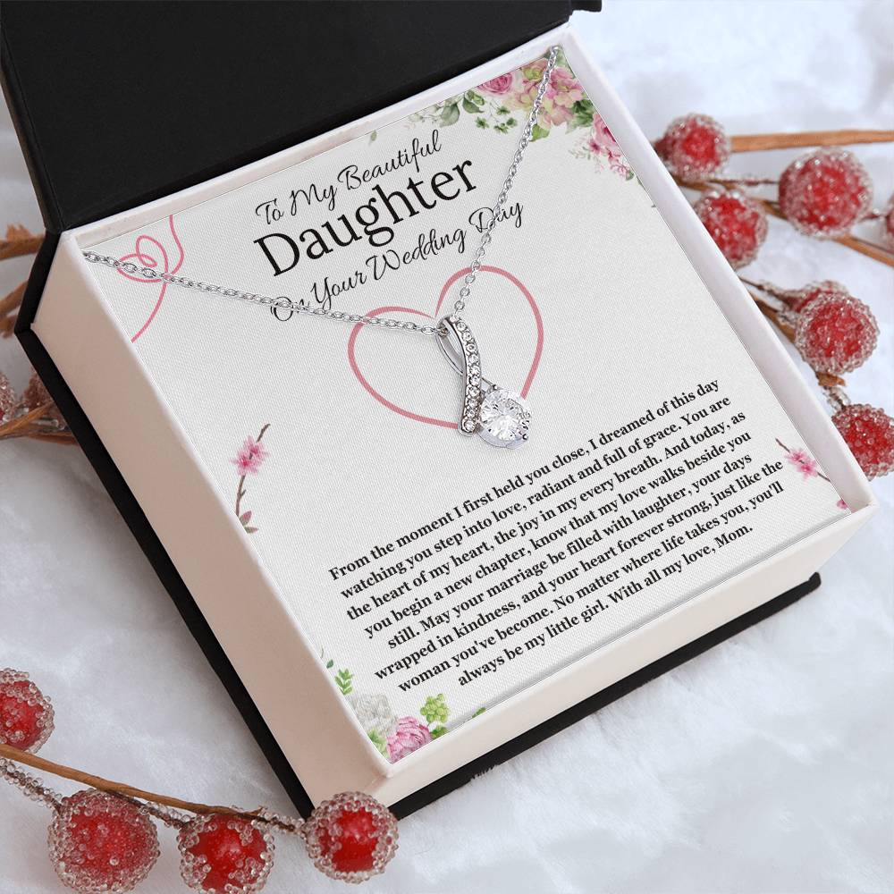Bride Gift From Mom To Daughter On Wedding Day Alluring Beauty Necklace Gift Necklace For Daughter On Wedding Day From Mother To Daughter