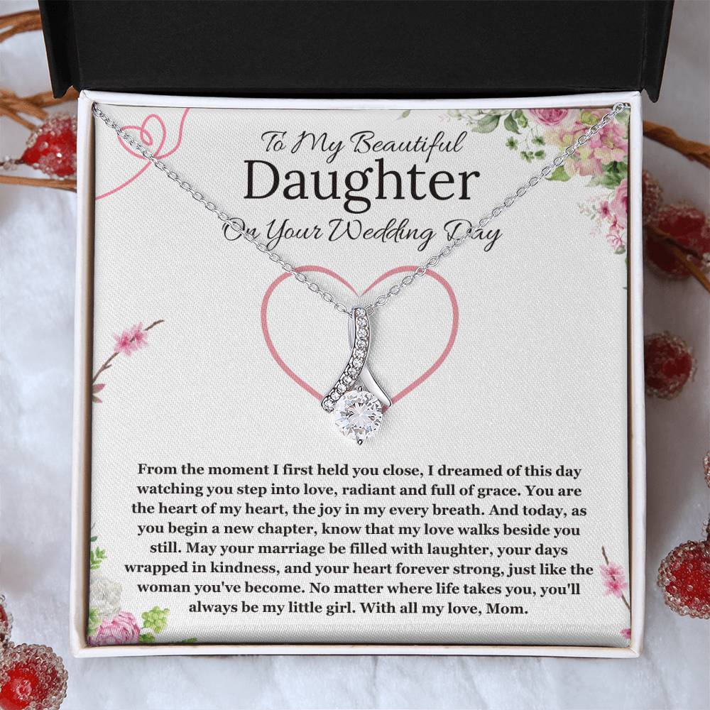 Bride Gift From Mom To Daughter On Wedding Day Alluring Beauty Necklace Gift Necklace For Daughter On Wedding Day From Mother To Daughter