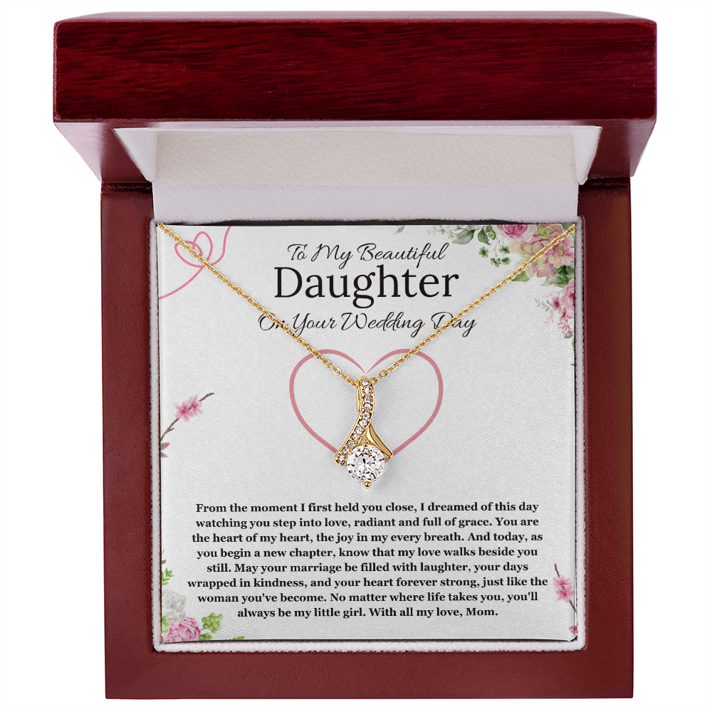 Bride Gift From Mom To Daughter On Wedding Day Alluring Beauty Necklace Gift Necklace For Daughter On Wedding Day From Mother To Daughter