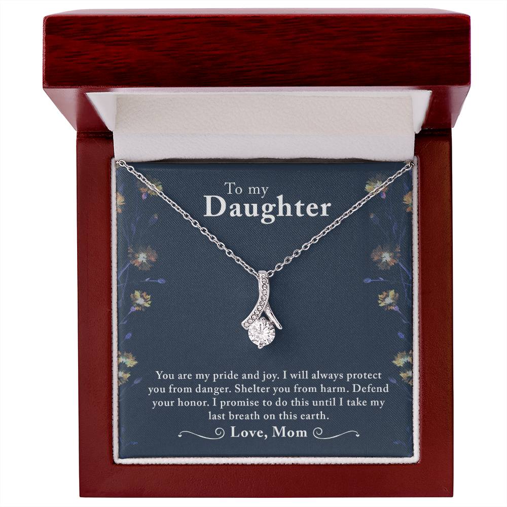 You Are My Pride, Daughter Gift Necklace, Birthday Gift Necklace For Daughter, Daughter appreciation Gift Necklace, Necklace From Mom