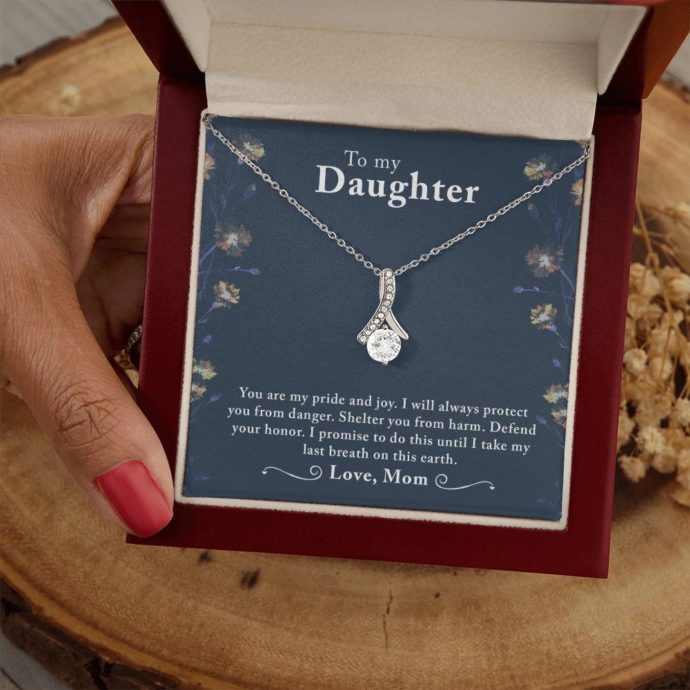 You Are My Pride, Daughter Gift Necklace, Birthday Gift Necklace For Daughter, Daughter appreciation Gift Necklace, Necklace From Mom