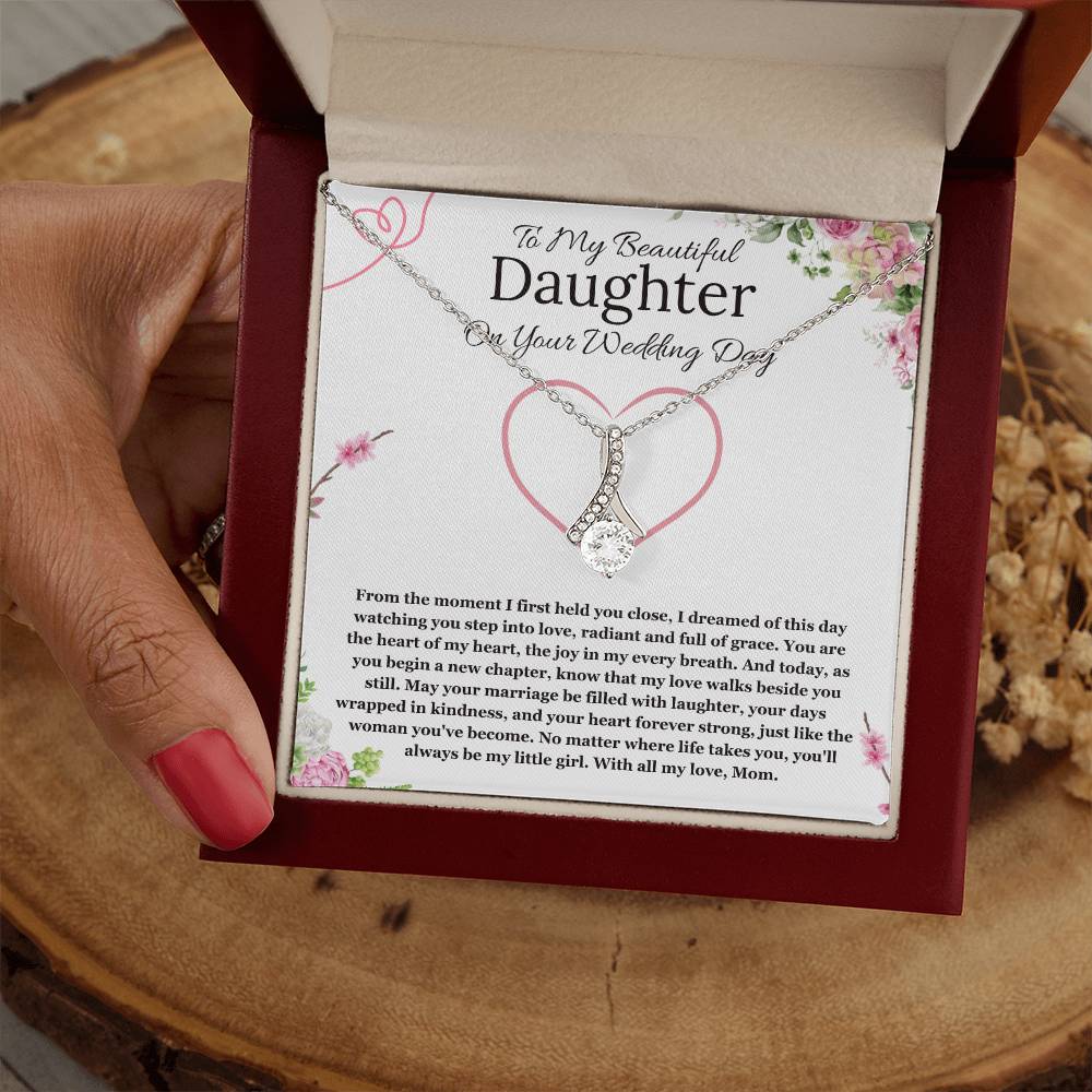 Bride Gift From Mom To Daughter On Wedding Day Alluring Beauty Necklace Gift Necklace For Daughter On Wedding Day From Mother To Daughter