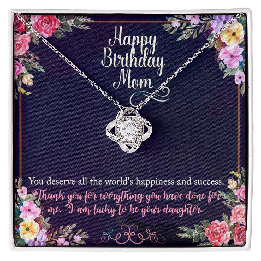 Birthday Gift Necklace For Mother, Gift Necklace From Daughter, Moms gift for Birthday, Thank you Mom