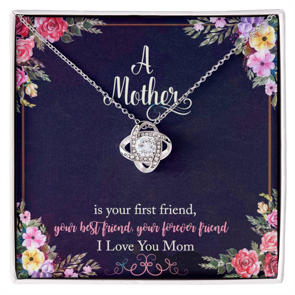 Mothers Gift Necklace, Mother is The Best Friend Forever, Mothers Birthday Gift Necklace, Mothers Day Gift Necklace, Gift From Son, Daughter