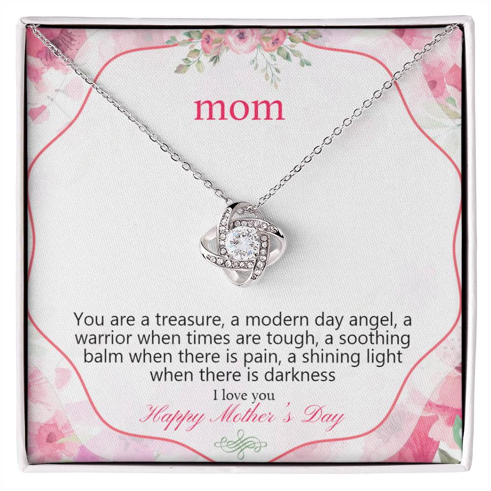 Mothers Day Special Gift Necklace, Moms Gift Necklace, happy Mothers Day, Gift From Son Daughter, Love Knot Gift Necklace, Mother Gift Necklace