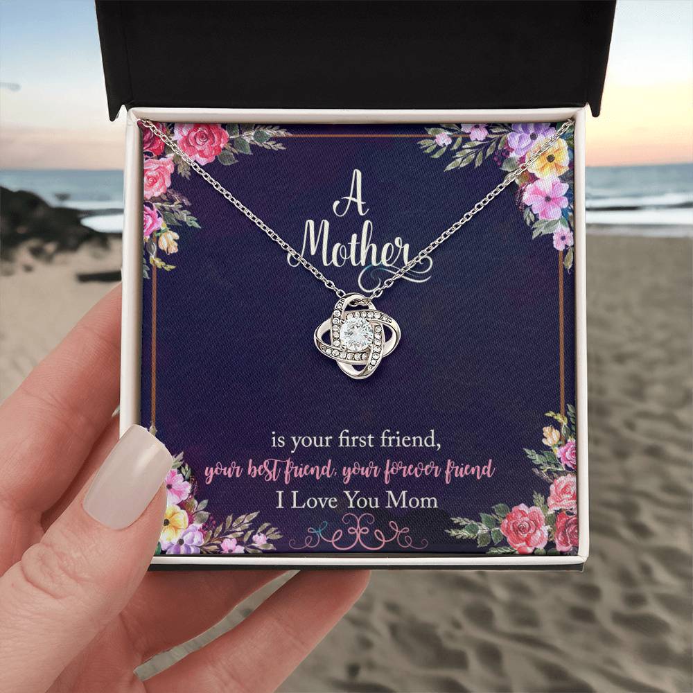 Mothers Gift Necklace, Mother is The Best Friend Forever, Mothers Birthday Gift Necklace, Mothers Day Gift Necklace, Gift From Son, Daughter