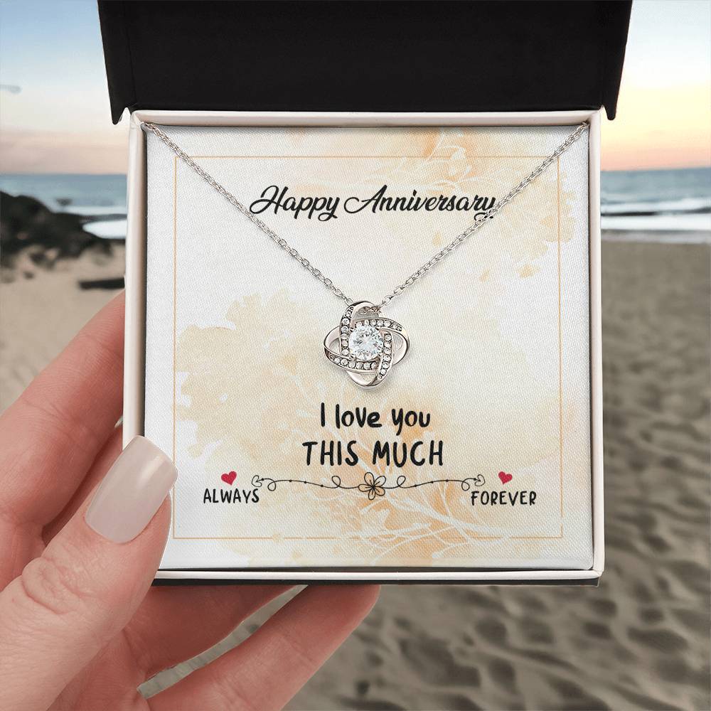 Anniversary Gift Necklace For Wife,Love You Forever And Always, Wedding Anniversary Gift Necklace, Gift For Wife, From Husband