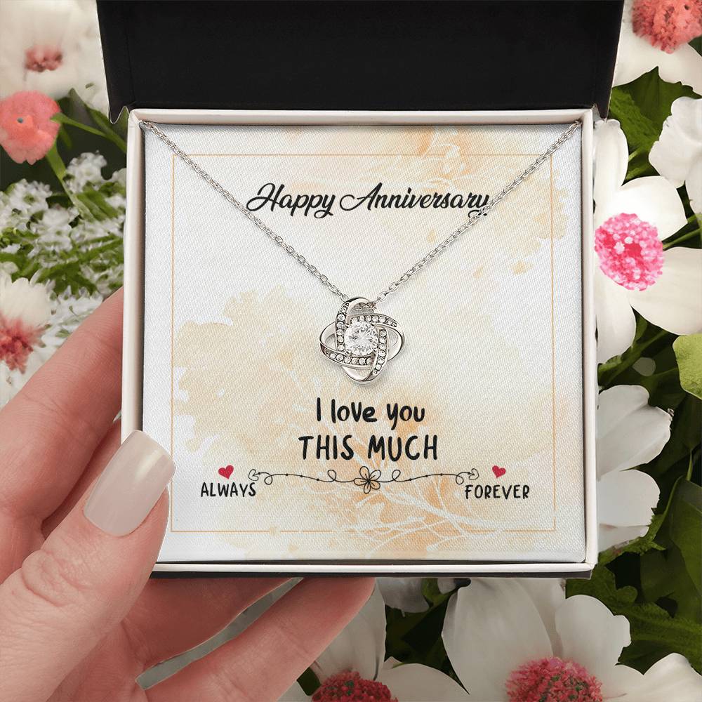 Anniversary Gift Necklace For Wife,Love You Forever And Always, Wedding Anniversary Gift Necklace, Gift For Wife, From Husband