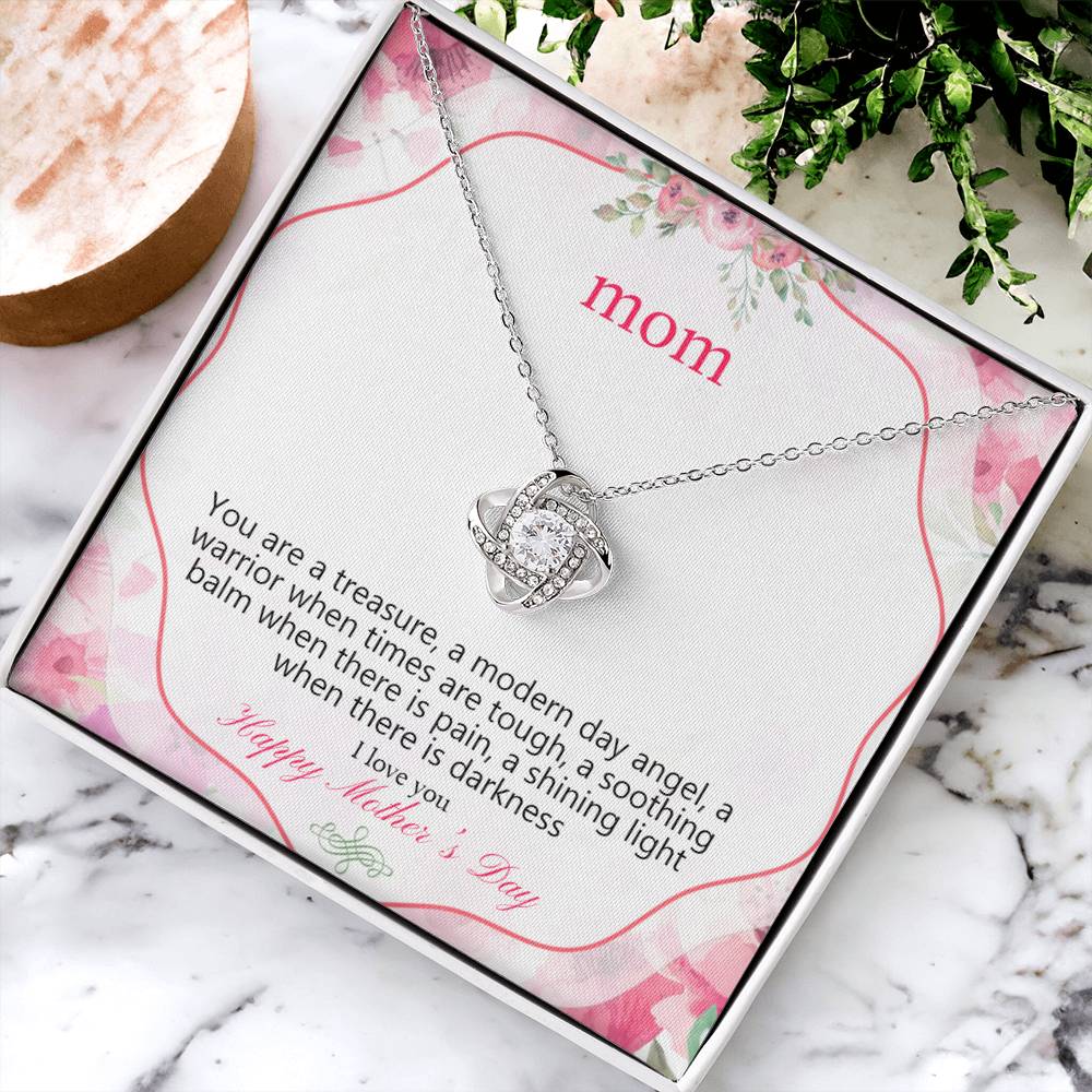 Mothers Day Special Gift Necklace, Moms Gift Necklace, happy Mothers Day, Gift From Son Daughter, Love Knot Gift Necklace, Mother Gift Necklace