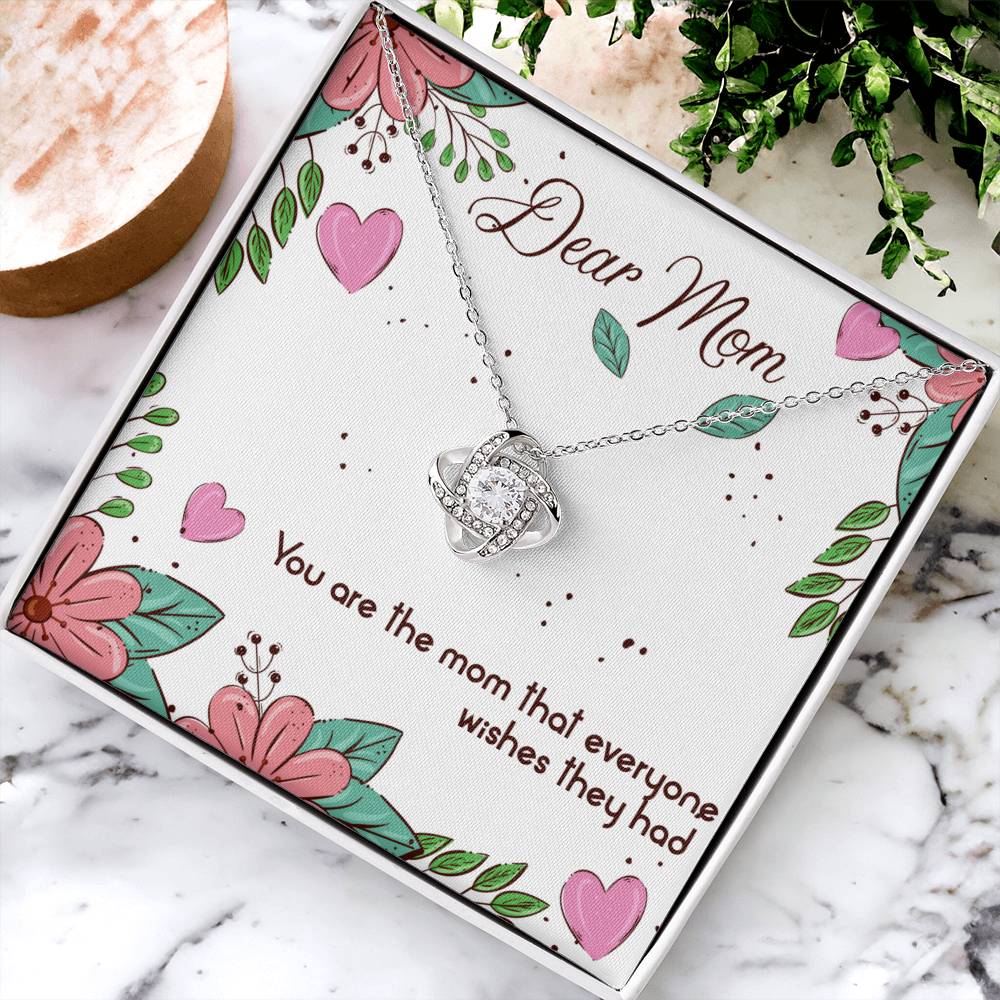 Mothers Birthday Gift Necklace, Best Mom In The World, Mothers Day Gift Necklace, Gift From Son, Daughter, Necklace Gift For Mother, Christmas, Mothers Day