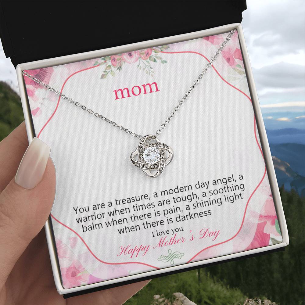 Mothers Day Special Gift Necklace, Moms Gift Necklace, happy Mothers Day, Gift From Son Daughter, Love Knot Gift Necklace, Mother Gift Necklace