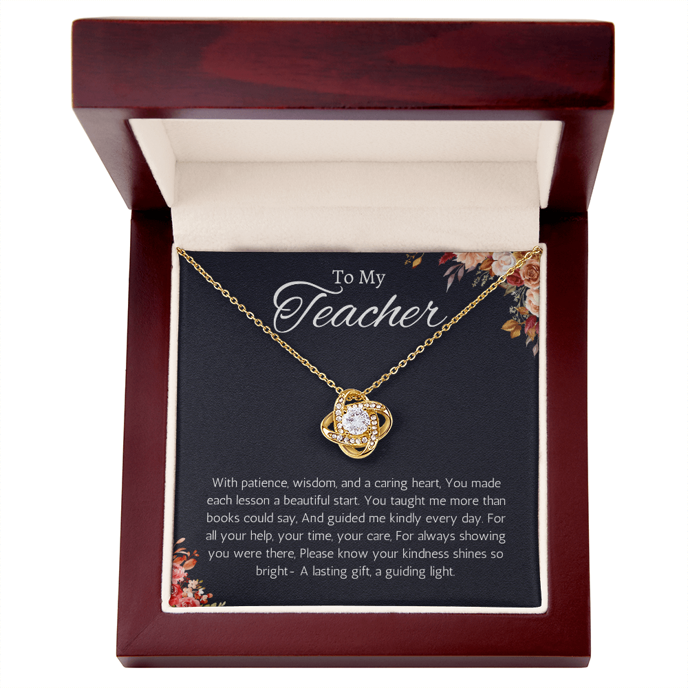 Teacher Appreciation Gift Necklace Jewelry for Teacher From Student Thank You Present for Teacher
