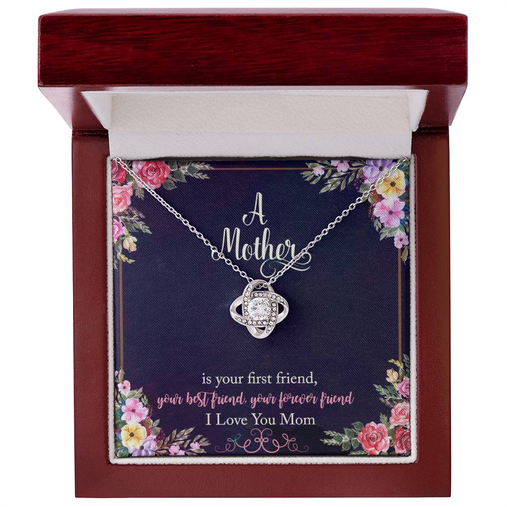 Mothers Gift Necklace, Mother is The Best Friend Forever, Mothers Birthday Gift Necklace, Mothers Day Gift Necklace, Gift From Son, Daughter