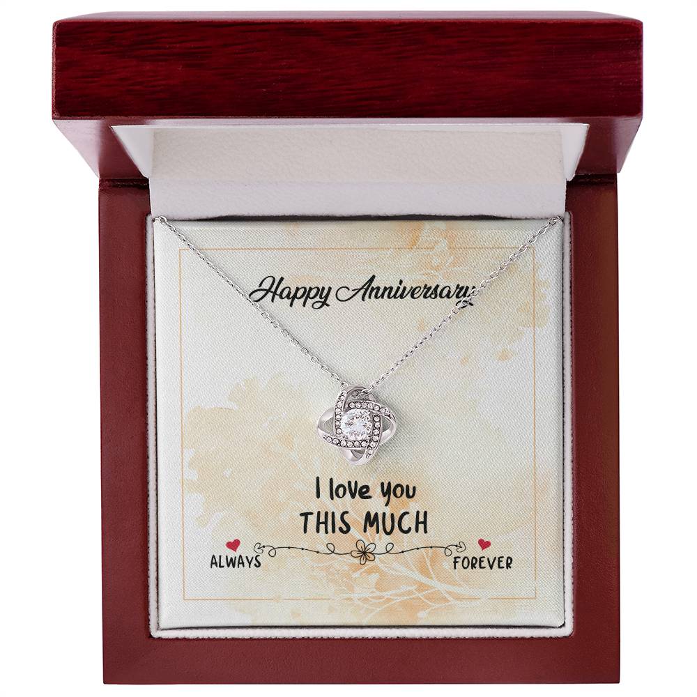 Anniversary Gift Necklace For Wife,Love You Forever And Always, Wedding Anniversary Gift Necklace, Gift For Wife, From Husband