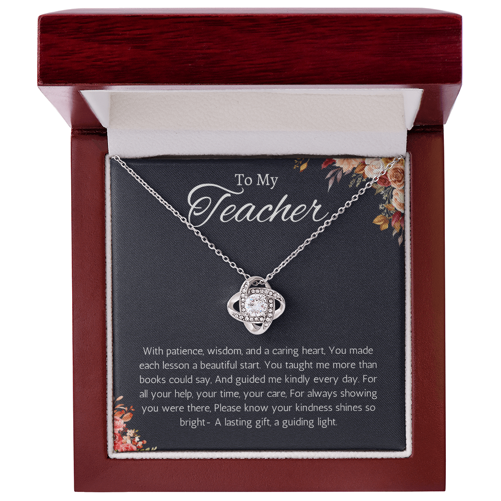 Teacher Appreciation Gift Necklace Jewelry for Teacher From Student Thank You Present for Teacher