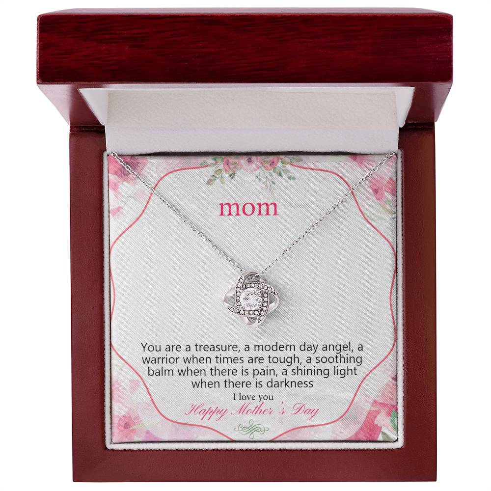Mothers Day Special Gift Necklace, Moms Gift Necklace, happy Mothers Day, Gift From Son Daughter, Love Knot Gift Necklace, Mother Gift Necklace