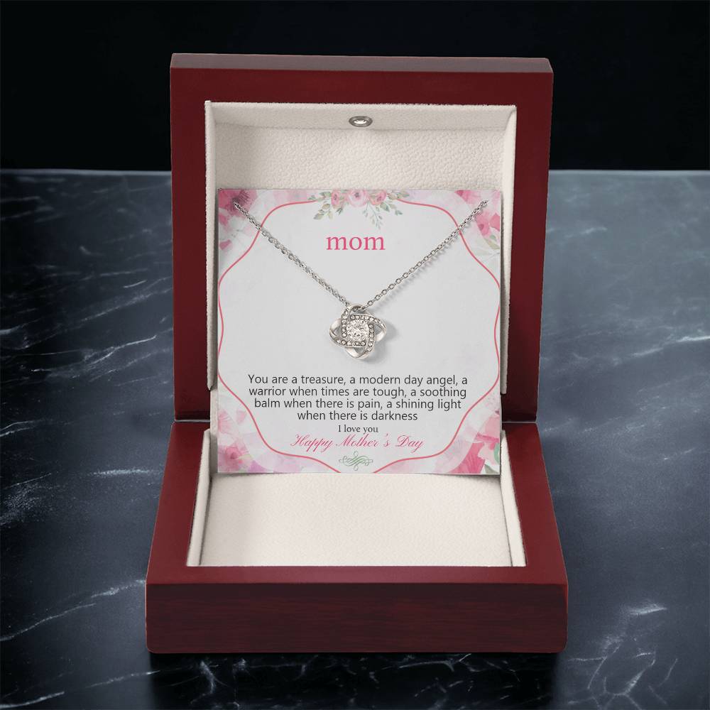 Mothers Day Special Gift Necklace, Moms Gift Necklace, happy Mothers Day, Gift From Son Daughter, Love Knot Gift Necklace, Mother Gift Necklace