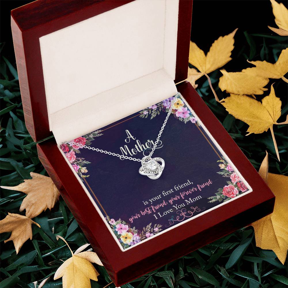 Mothers Gift Necklace, Mother is The Best Friend Forever, Mothers Birthday Gift Necklace, Mothers Day Gift Necklace, Gift From Son, Daughter