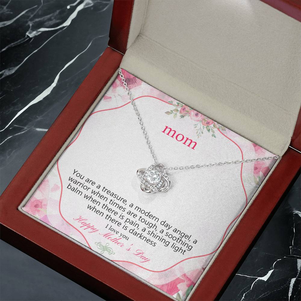 Mothers Day Special Gift Necklace, Moms Gift Necklace, happy Mothers Day, Gift From Son Daughter, Love Knot Gift Necklace, Mother Gift Necklace