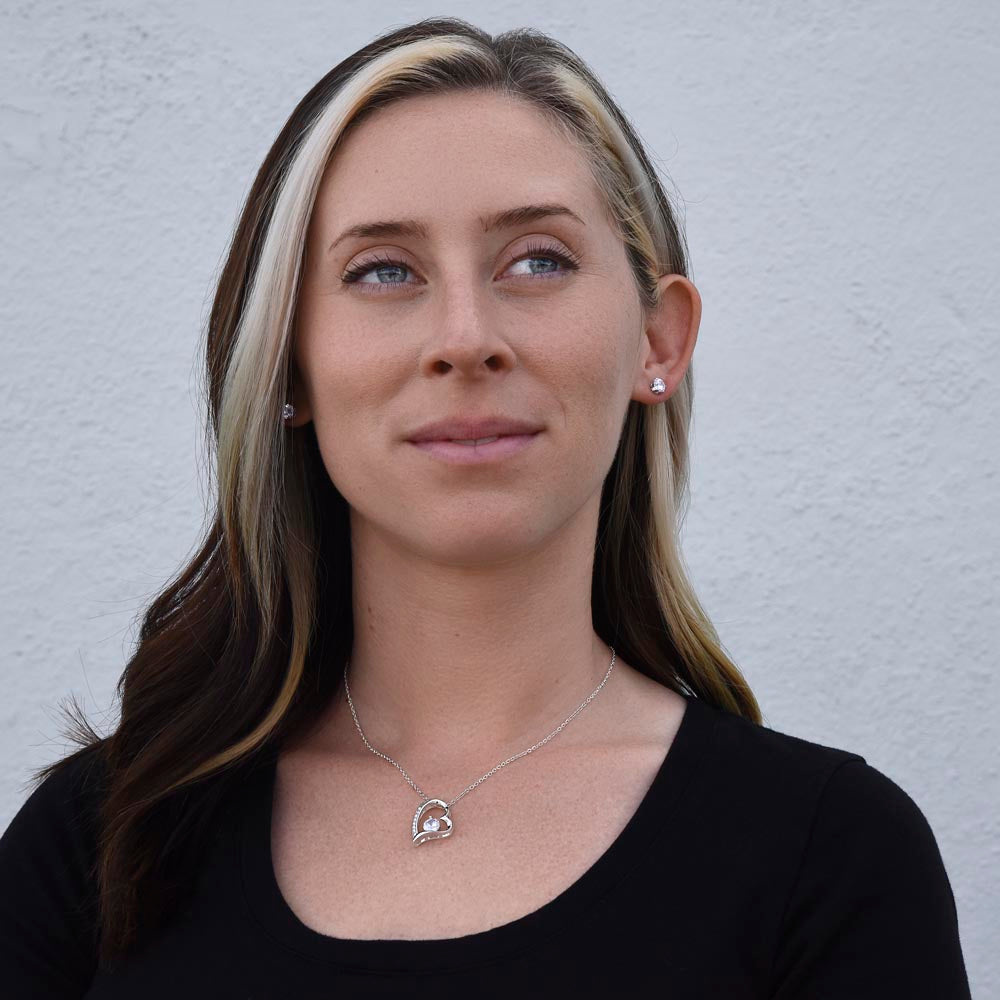 Mother of the Groom Gift From Son To Mom Gift Forever Love Necklace and Earring Set Wedding Gift Necklace Groom to Mother Son to Mother Gift For Wedding