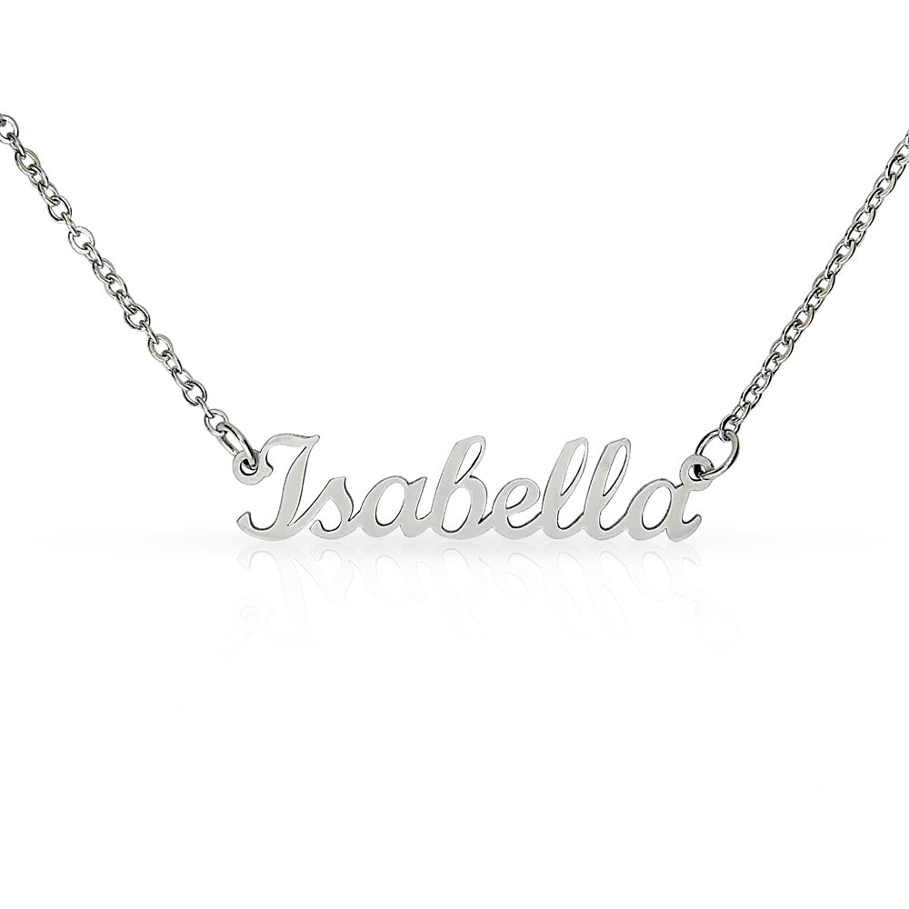 Custom Name Necklace Personalized Name Necklace Birthday Gift for Her Gift for Daughter Wife Mom Name Necklace Gold/ Silver Name Jewelry