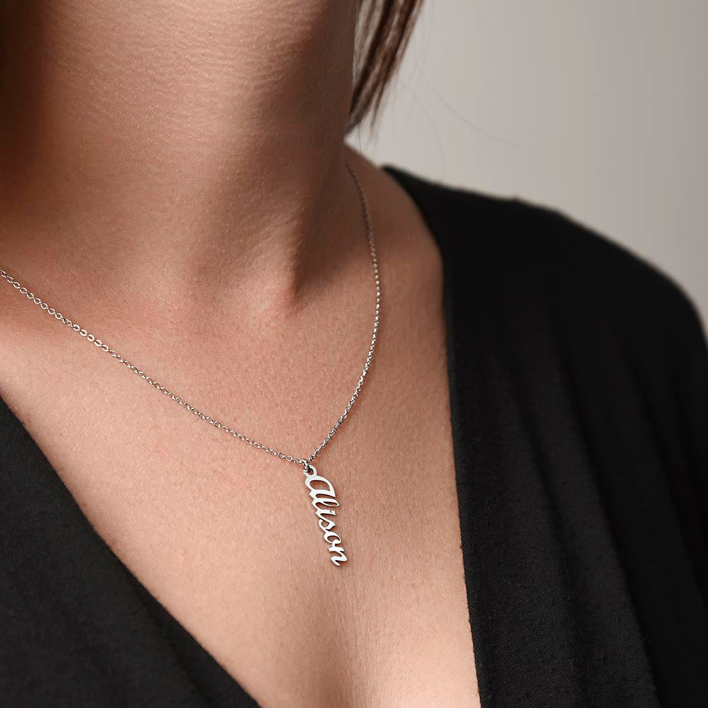 Customized Word Necklace Personalized Name Pendant Necklace Necklace With Name Engraved Personalized Name Necklace Mom Daughter Sister Gift
