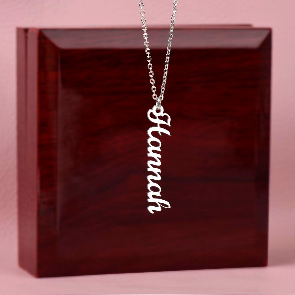 Customized Word Necklace Personalized Name Pendant Necklace Necklace With Name Engraved Personalized Name Necklace Mom Daughter Sister Gift