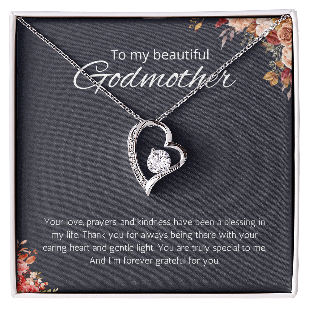 Granddaughter Gift Necklace for Birthday Graduation Forever Love Jewelry from Grandpa Grandma